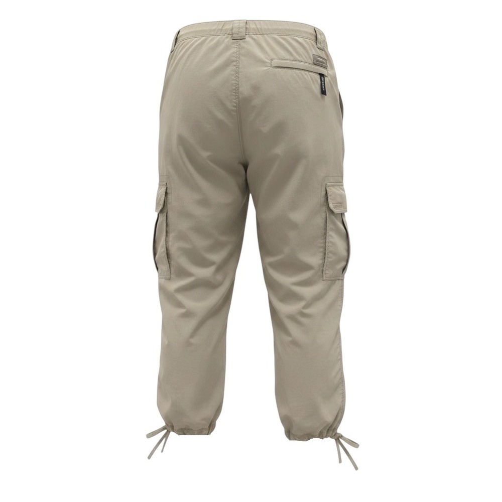North Face Cargo‎ Capri Pants Womens L Beige Tan Hiking Outdoor Utility - Picture 2 of 12